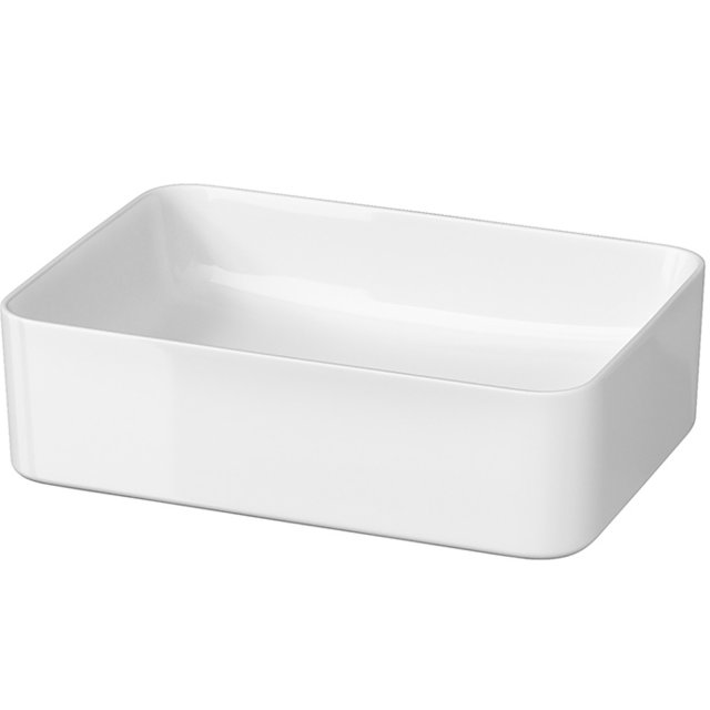 CERSANIT Umywalka nablatowa CREA 50 prostokątna K114-001