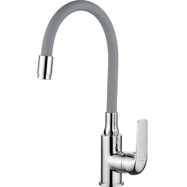 KUCHINOX Bateria zlewozmywakowa stojąca ELZA z elastyczną wylewką chr