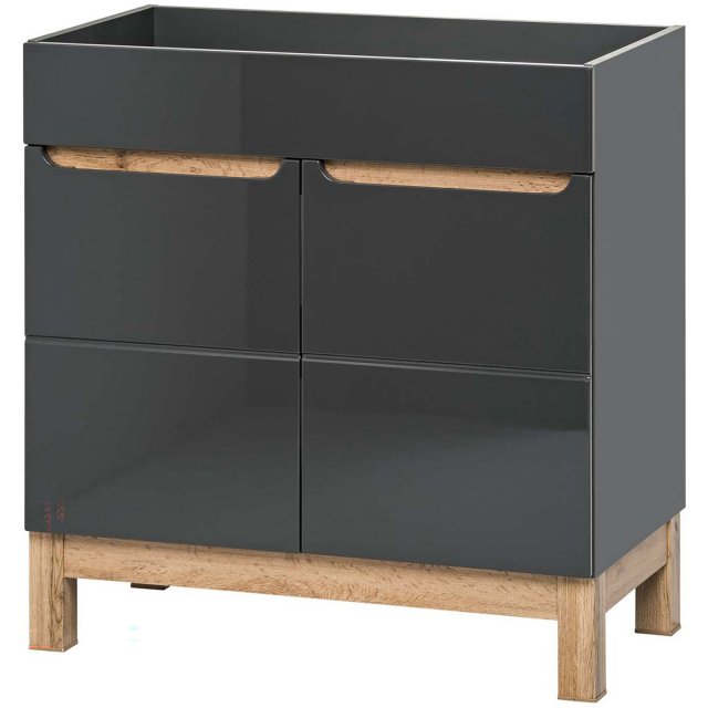 COMAD Szafka podumywalkowa BALI grafit 821 - 80 cm do samodzielnego m