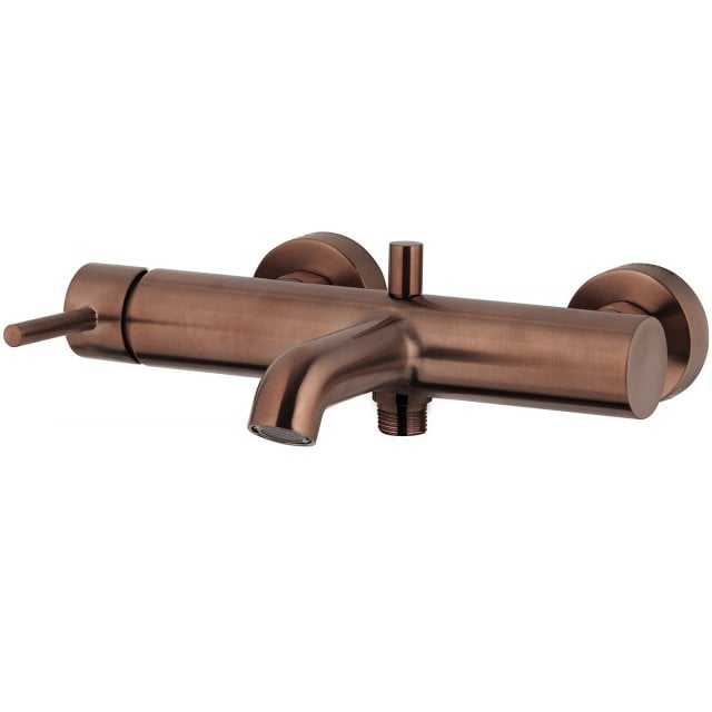 KFA Bateria wannowa MOZA ścienna pozioma różowa złota szczotkowana PV