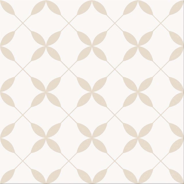 Gres szkliwiony ARCONIA beige flora patchwork satin 29,8x29,8 gat. I