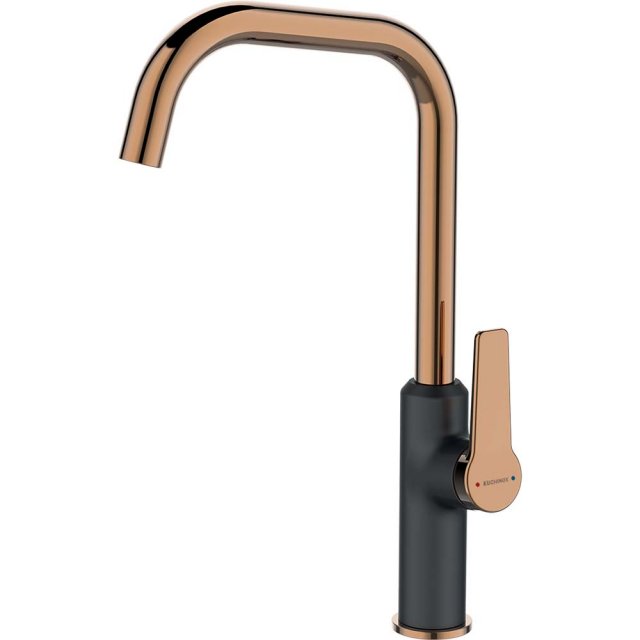 KUCHINOX Bateria zlewozmywakowa stojąca ALANIS "L" czarna/r