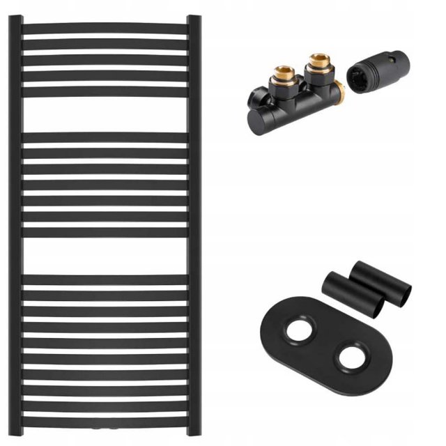 INVENA Grzejnik łazienkowy PROV 120x54 zes. DUOPLEX maskownica podw.