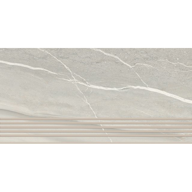 Gres szkliwiony stopnica GEMSTONE grey lappato 29,8x59,8 gat. I