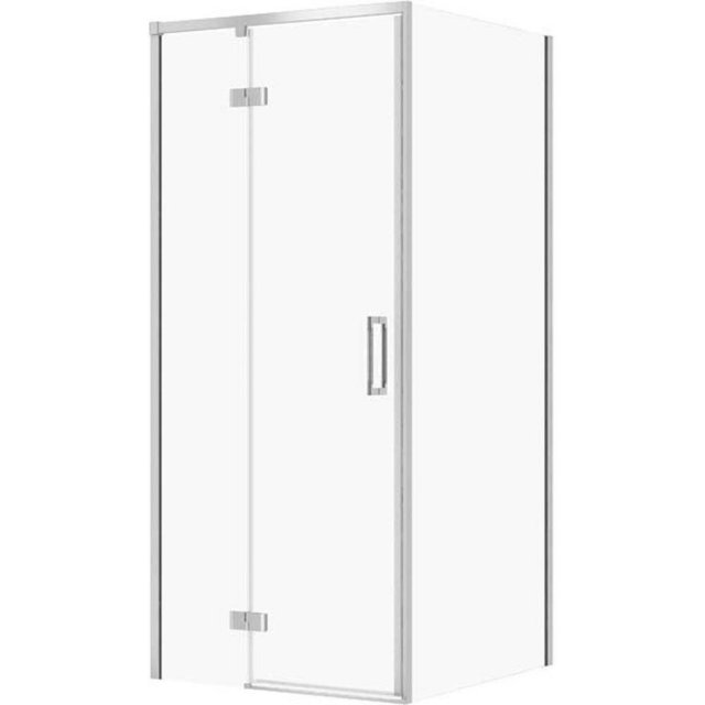 CERSANIT Kabina prysznicowa prostokątna LARGA lewa 90x80x195 cm chrom