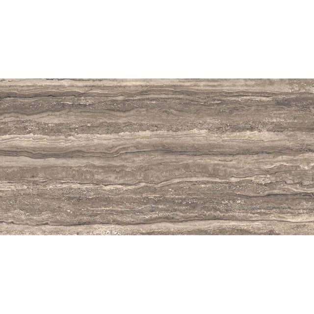 Gres szkliwiony LIV TRAVERTINO NOCHE brown mat 59,8x119,8 gat. II