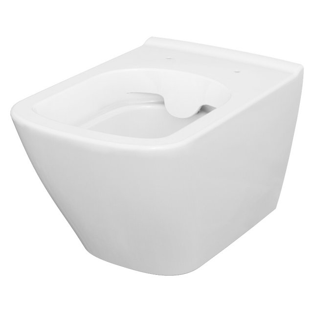 CERSANIT Miska WC podwieszana CITY prostokątna CleanOn bez deski K35-