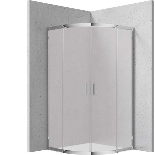 DEANTE Kabina prysznicowa półokrągła FUNKIA 90x90 cm chrom KYP_653K