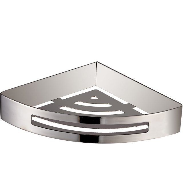 OMNIRES Koszyk prysznicowy UNI narożny 21x21x5 chrom połysk UN10332CR