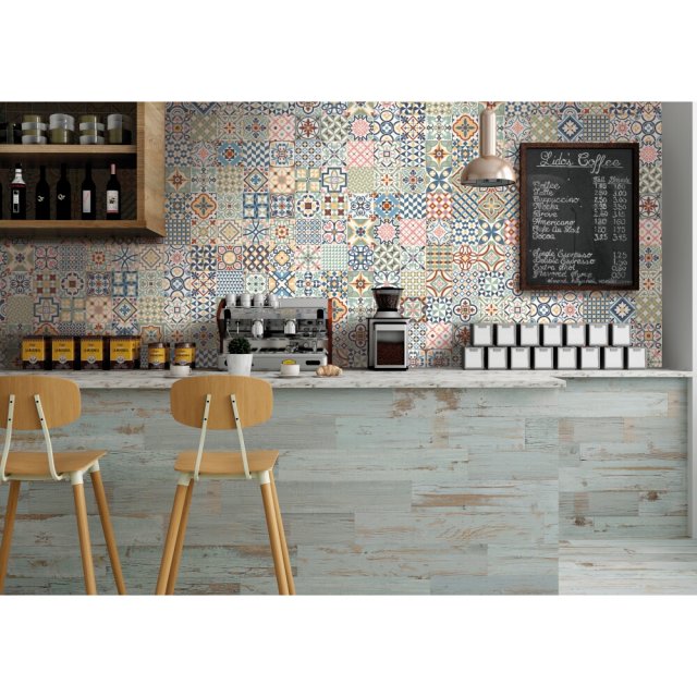 Gres szkliwiony hiszpański Gayafores HERITAGE MIX mat 33,15x33,15 gat