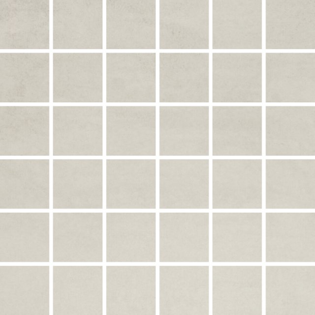 Gres szkliwiony mozaika CONCRETE FLOWER light grey mat 29,7x29,7 gat.