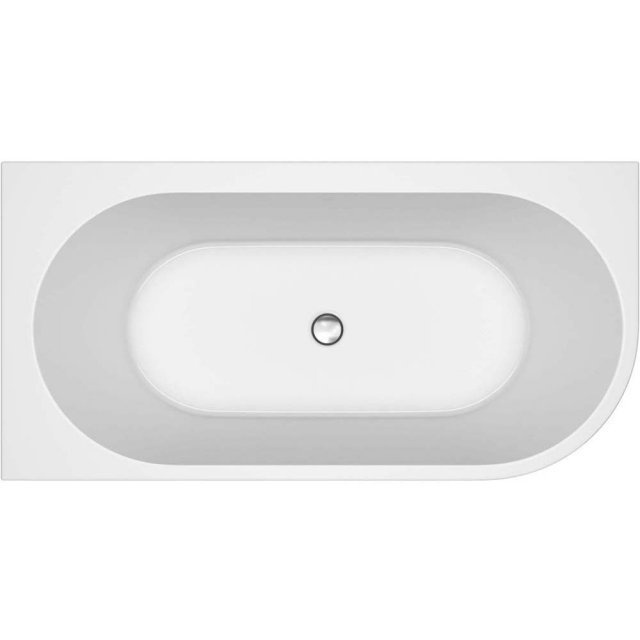 CERSANIT Wanna wolnostojąca narożna CREA lewa 160x80 cm biała S931-03