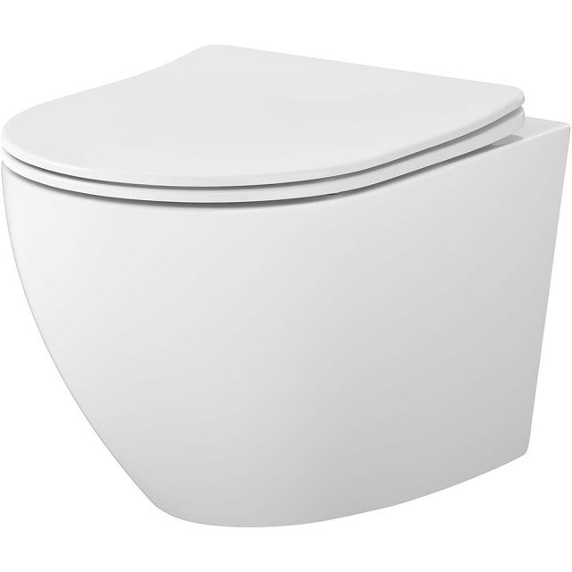 MITO Miska WC podwieszana DESSE wirowa z deską wolnoopadającą S4024-0