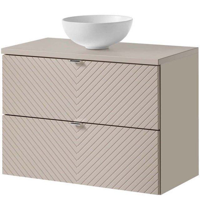 COMAD Zestaw mebli VIVA CASHMERE szafka z blatem CASHMERE 80 cm, umyw