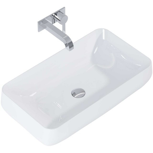 ELITA Umywalka nablatowa AGNES 72x41 blat, ceram white 145029