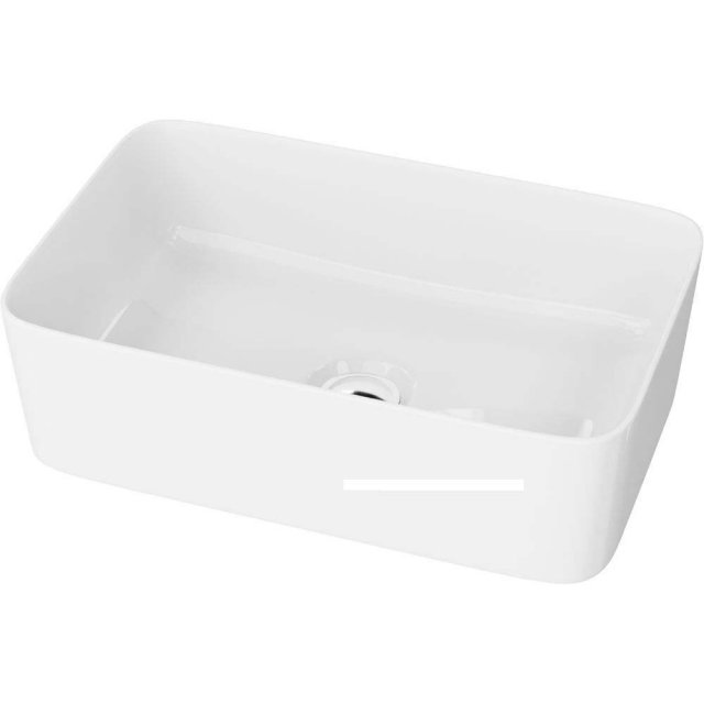 LAVITA Umywalka nablatowa CANAL 40 biała
