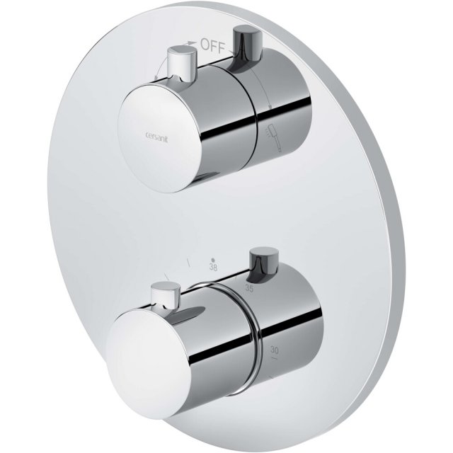 CERSANIT Bateria wannowo-prysznicowa podtynkowa ZEN termostatyczna z