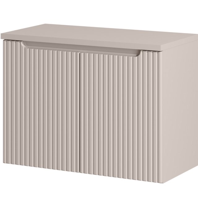 COMAD Szafka podumywalkowa z drzwiami NOVA CASHMERE z blatem 80 cm