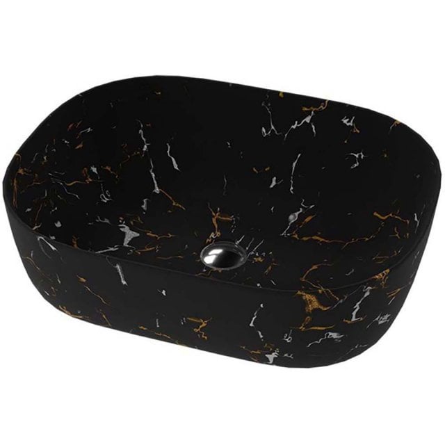 LAVITA Umywalka nablatowa FUEGO 50 czarna