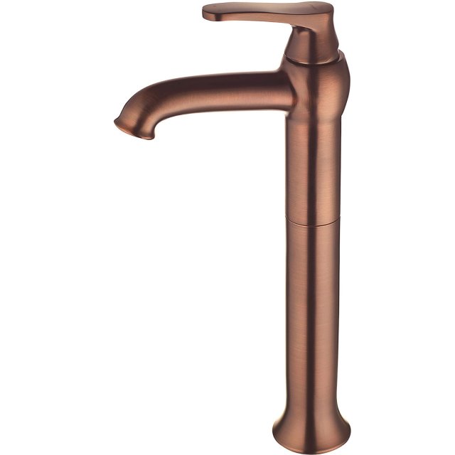 OMNIRES Bateria umywalkowa stojąca ART DECO wysoka miedź antyczna szc