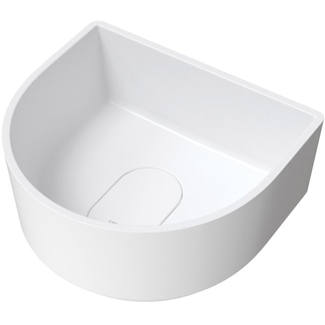 OMNIRES Umywalka nablatowa CADENCE M+ 42 asymetryczna biały mat CADEN