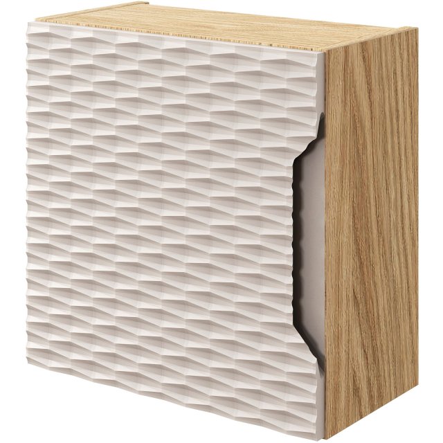 COMAD Szafka łazienkowa wisząca OCEAN BEIGE z drzwiami 35x35 cm 83-35