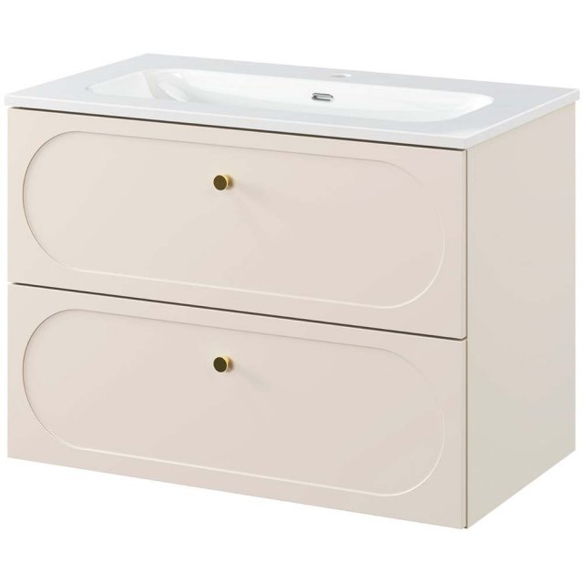 COMAD Szafka DONNA SAND z umywalką meblową FLY 80 cm