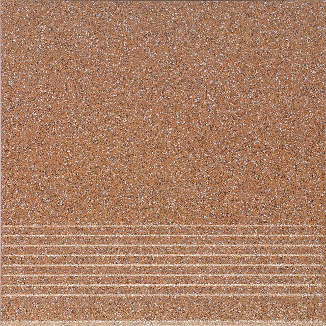 Gres szkliwiony stopnica MILTON orange mat 29,7x29,7 gat. II