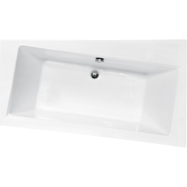 BESCO Wanna narożna INFINITY 160x100 cm prawa #WAI-160-NP