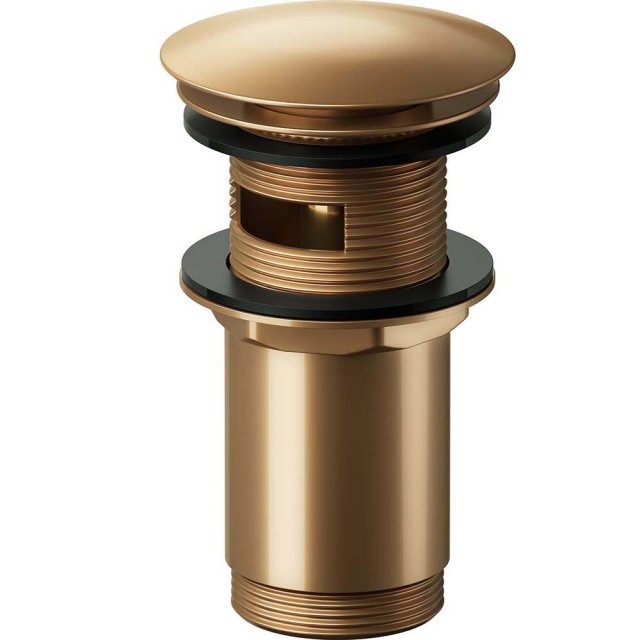 CERSANIT Korek uniwersalny klik-klak automatyczny, miedź szczotkowana