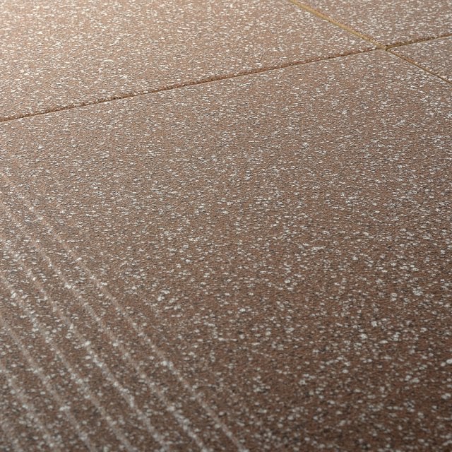 Gres szkliwiony stopnica MILTON brown mat 29,7x29,7 gat. I