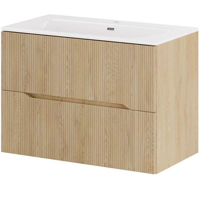 COMAD Szafka NORDIC CREMONA z umywalką meblową SKY 80 cm