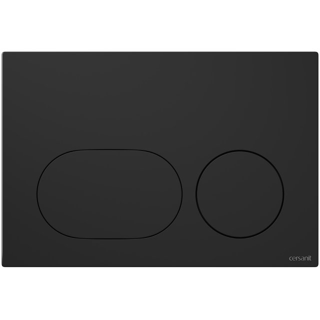 CERSANIT Przycisk spłukujący do WC DUETO mechaniczny czarny mat K97-0