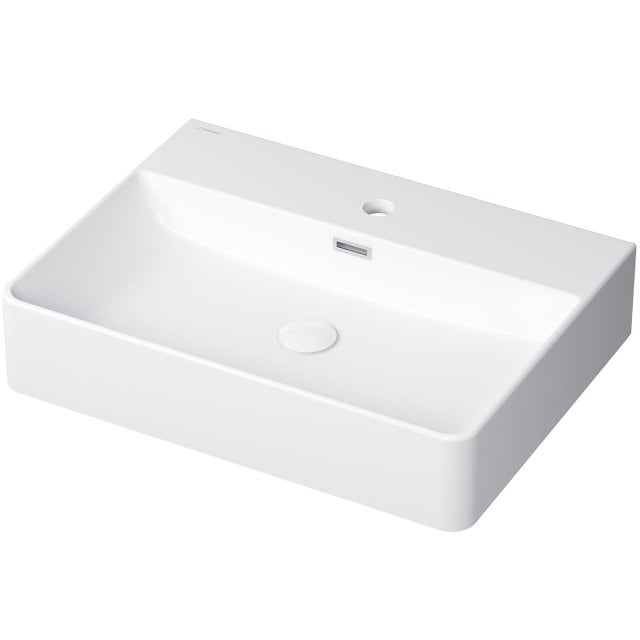 OMNIRES Umywalka nablatowa GARLAND 60 prostokątna biały połysk GARLAN