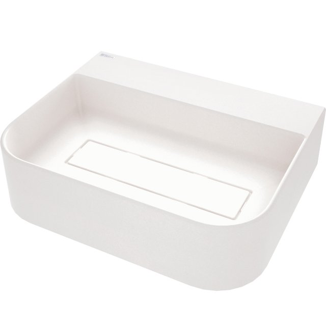 DEANTE Umywalka nablatowa ARNIKA granitowa 50,5x40,5 alabaster CQA_AU