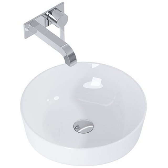 ELITA Umywalka nablatowa LORCA 42x42 blat, ceram white 145048