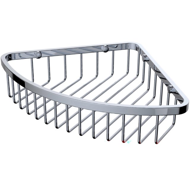 OMNIRES Koszyk prysznicowy UNI narożny 20x20x5 chrom połysk UN10330CR