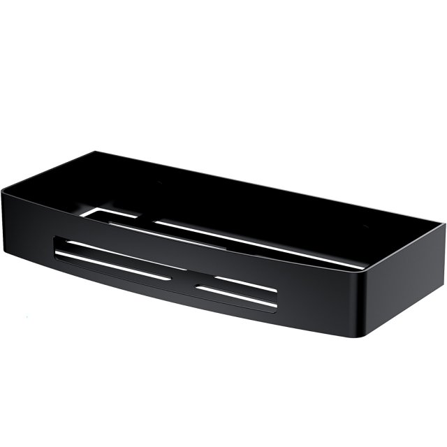 OMNIRES Koszyk prysznicowy UNI 30x5x13 czarny mat UN10331BL