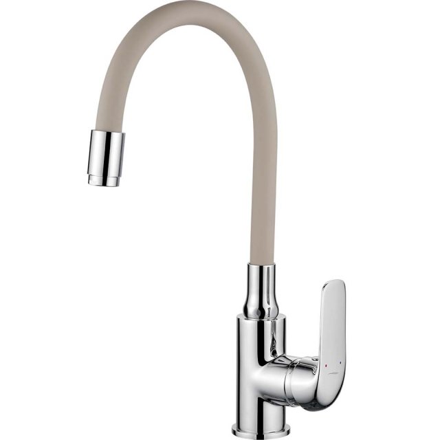 KUCHINOX Bateria zlewozmywakowa stojąca ELZA z elastyczną wylewką chr