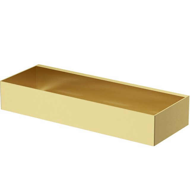 OMNIRES Koszyk prysznicowy UNI 30x5x11 mosiądz szczotkowany UN10335BS