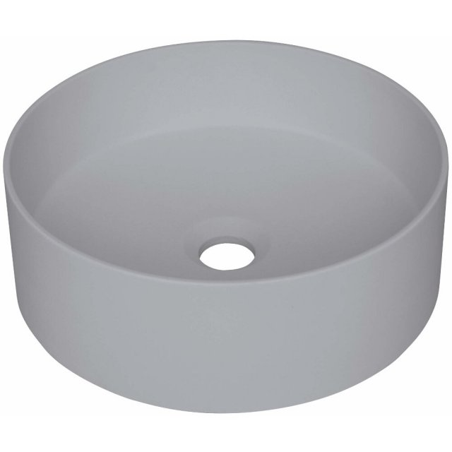 DEANTE Umywalka nablatowa SILIA granitowa 36x12 szary metalik CQS_SU4