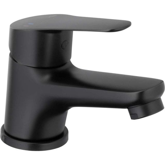 KFA Bateria umywalkowa stojąca SPARC czarna click-clack 5412-815-81