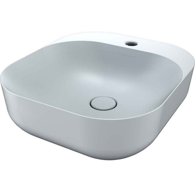 SDR CERAMICHE Umywalka nablatowa POOL 3 CELESTE 47x42 z korkiem C.K3