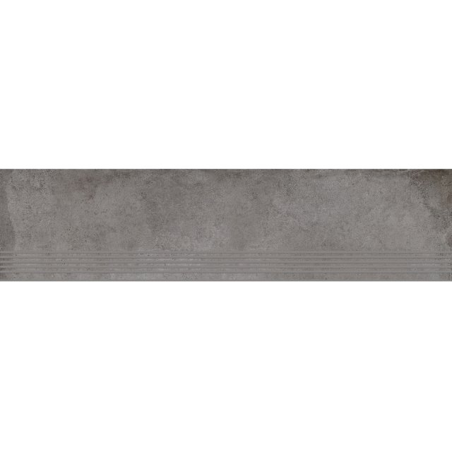 Gres szkliwiony stopnica DIVERSO grey mat 29,8x119,8 gat. I