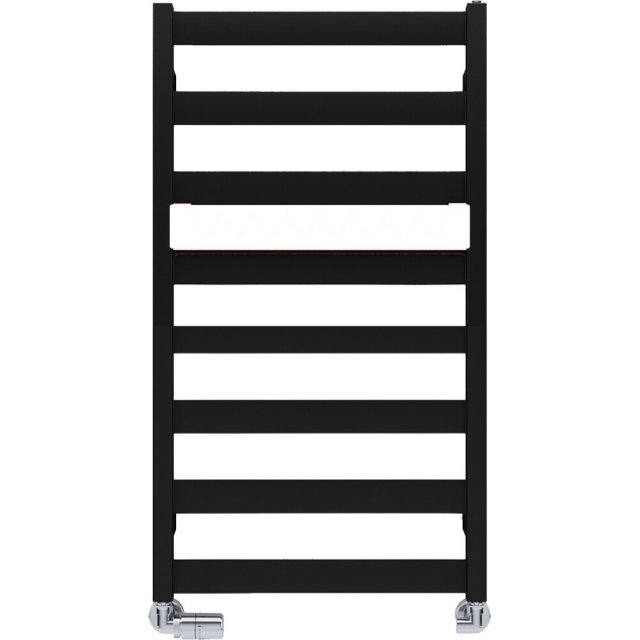 TERMA Grzejnik łazienkowy VIVO 91x50 czarny mat WGVOV091050-K9M5ZX