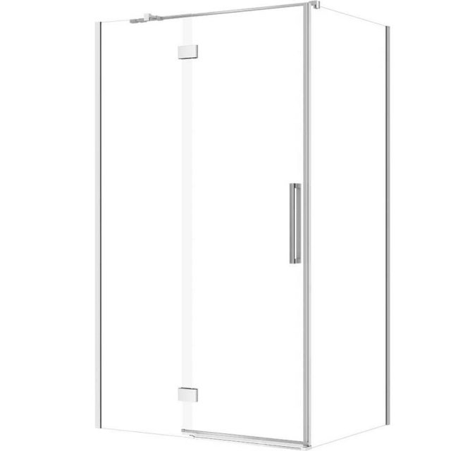 CERSANIT Kabina prysznicowa prostokątna CREA lewa 120x90x200 cm chrom