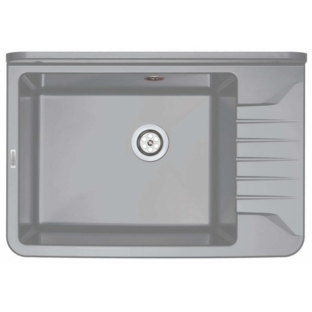 DEANTE Zlew gospodarczy GARDEN 1-komorowy - mocowany do ściany szary