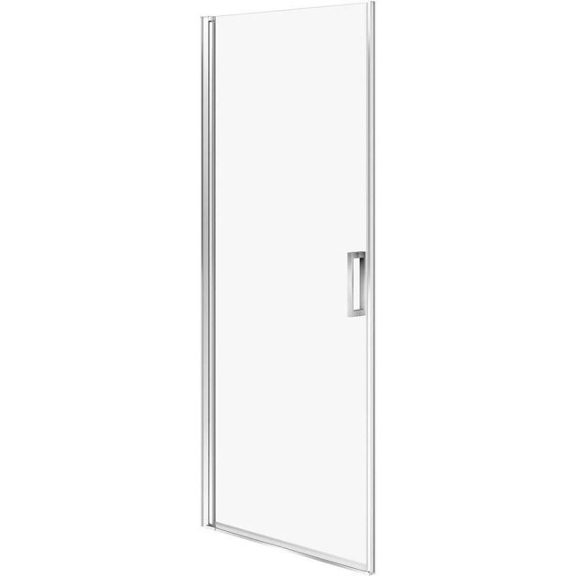 CERSANIT Drzwi prysznicowe pełne MODUO chrom 80x195 szkło transparent