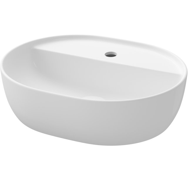 CERSANIT Umywalka nablatowa MODUO 50x40 owlana z półką i otworem na a