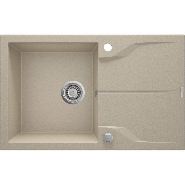DEANTE Zlewozmywak granitowy ANDANTE 1-komorowy z ociekaczem piasek Z